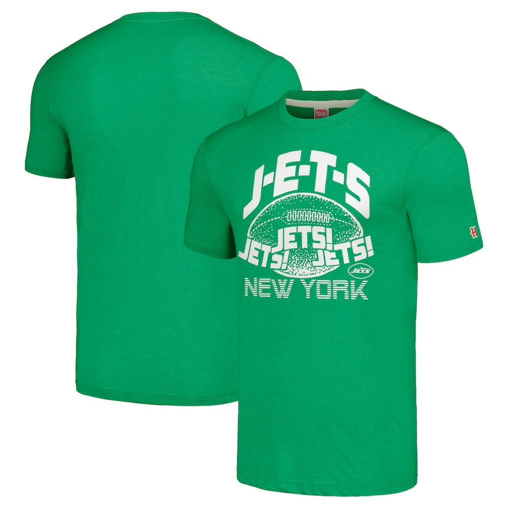 New York Jets Homage Unisex J-E-T-S Tri-Blend T-Shirt - Green - NFL