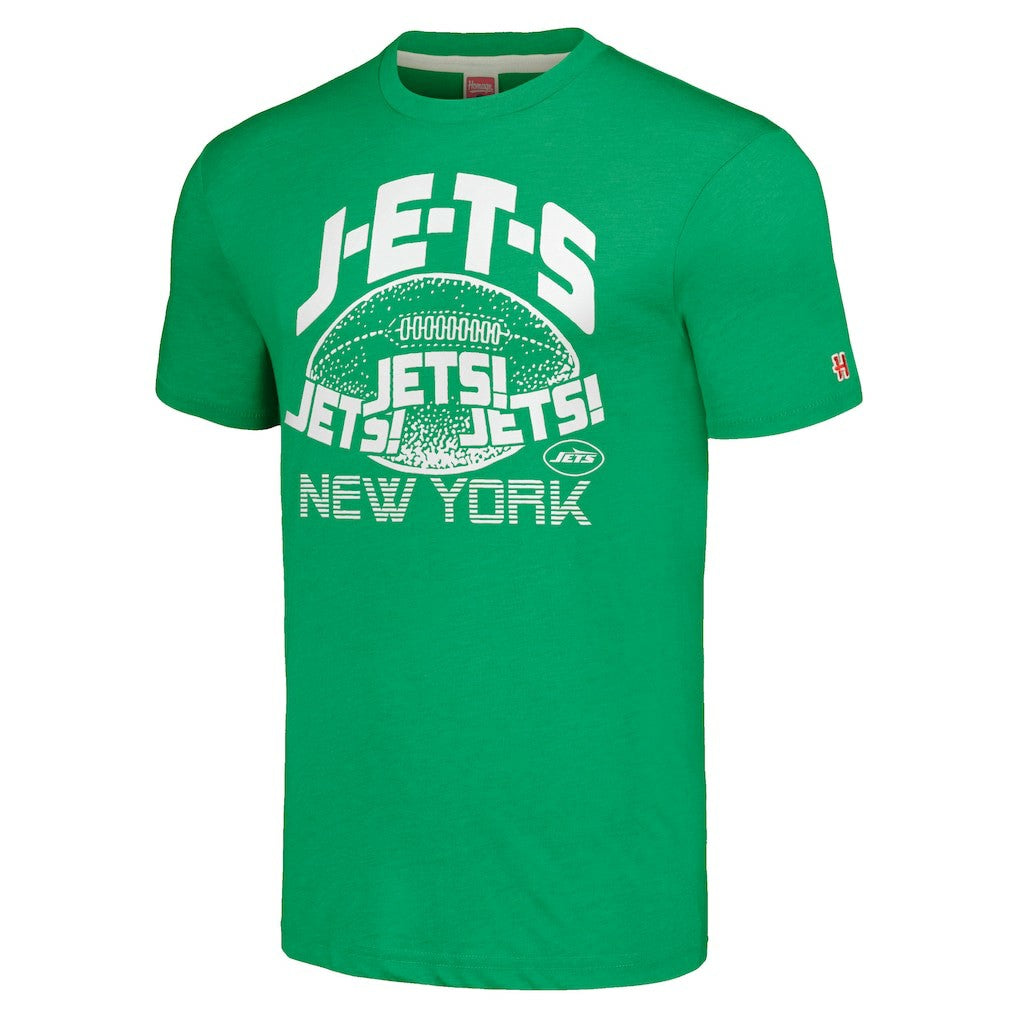 New York Jets Homage Unisex J-E-T-S Tri-Blend T-Shirt - Green - NFL