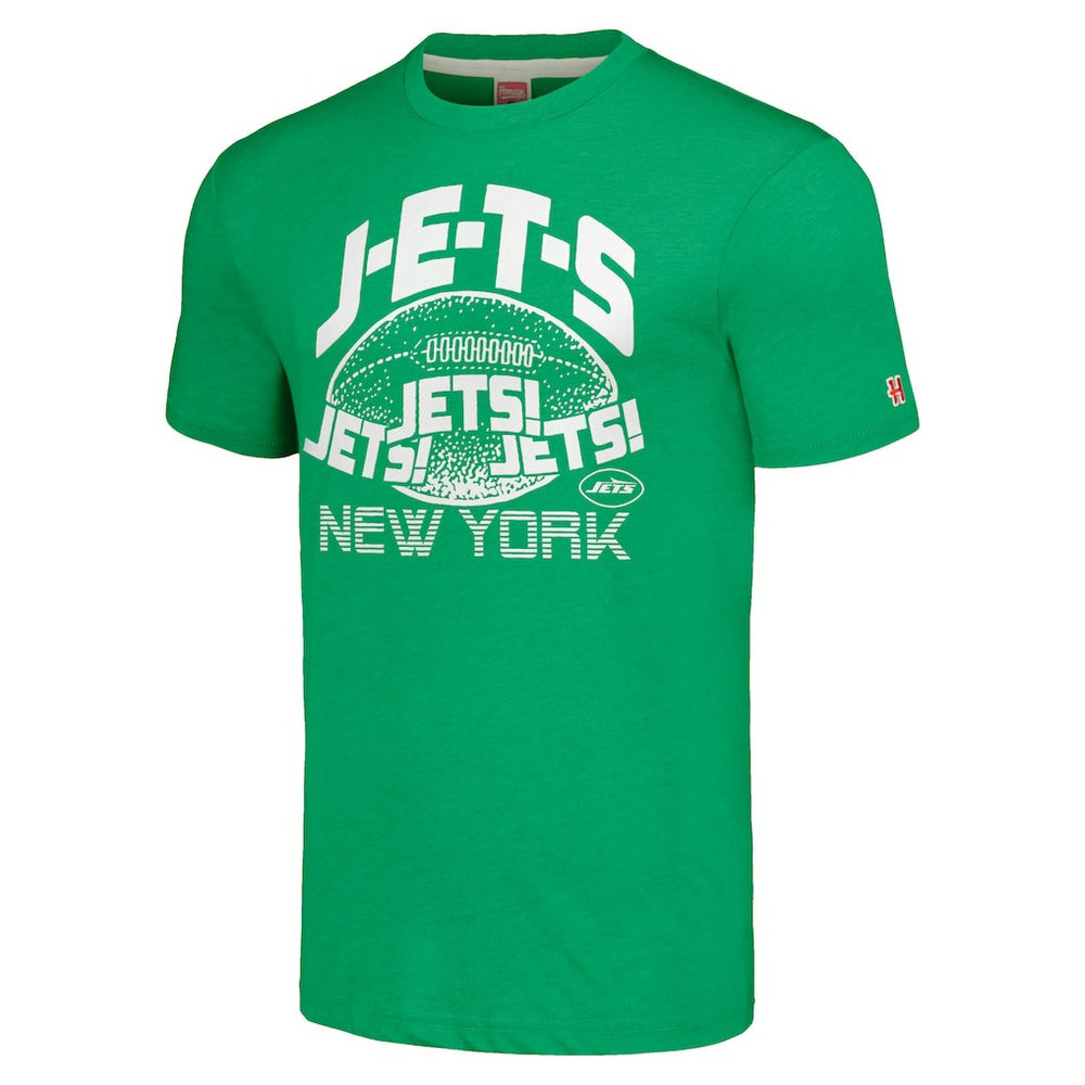 New York Jets Homage Unisex J-E-T-S Tri-Blend T-Shirt - Green - NFL