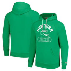 New York Jets Homage Unisex Helmet Tri-Blend Pullover Hoodie - Green - NFL