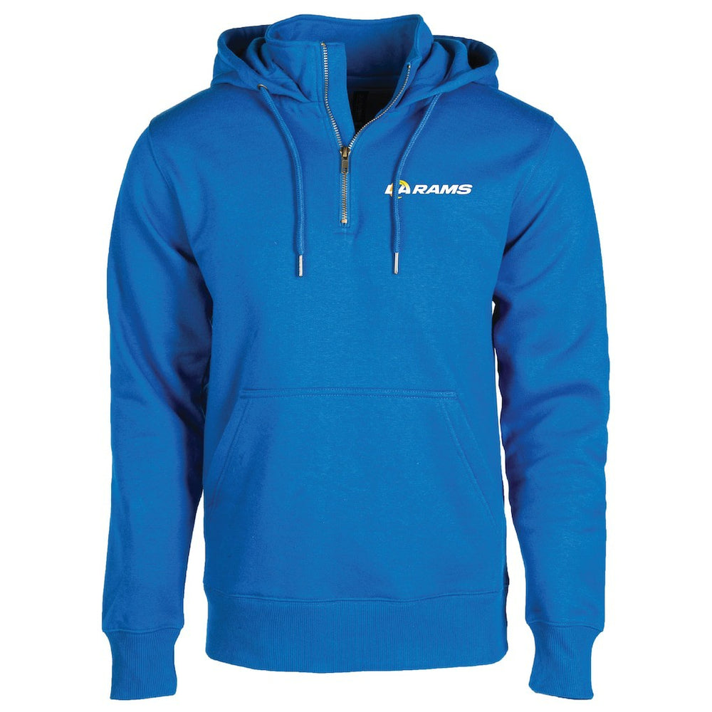 Los Angeles Rams Dunbrooke Unisex Defender Quarter-Zip Hoodie - Royal - NFL