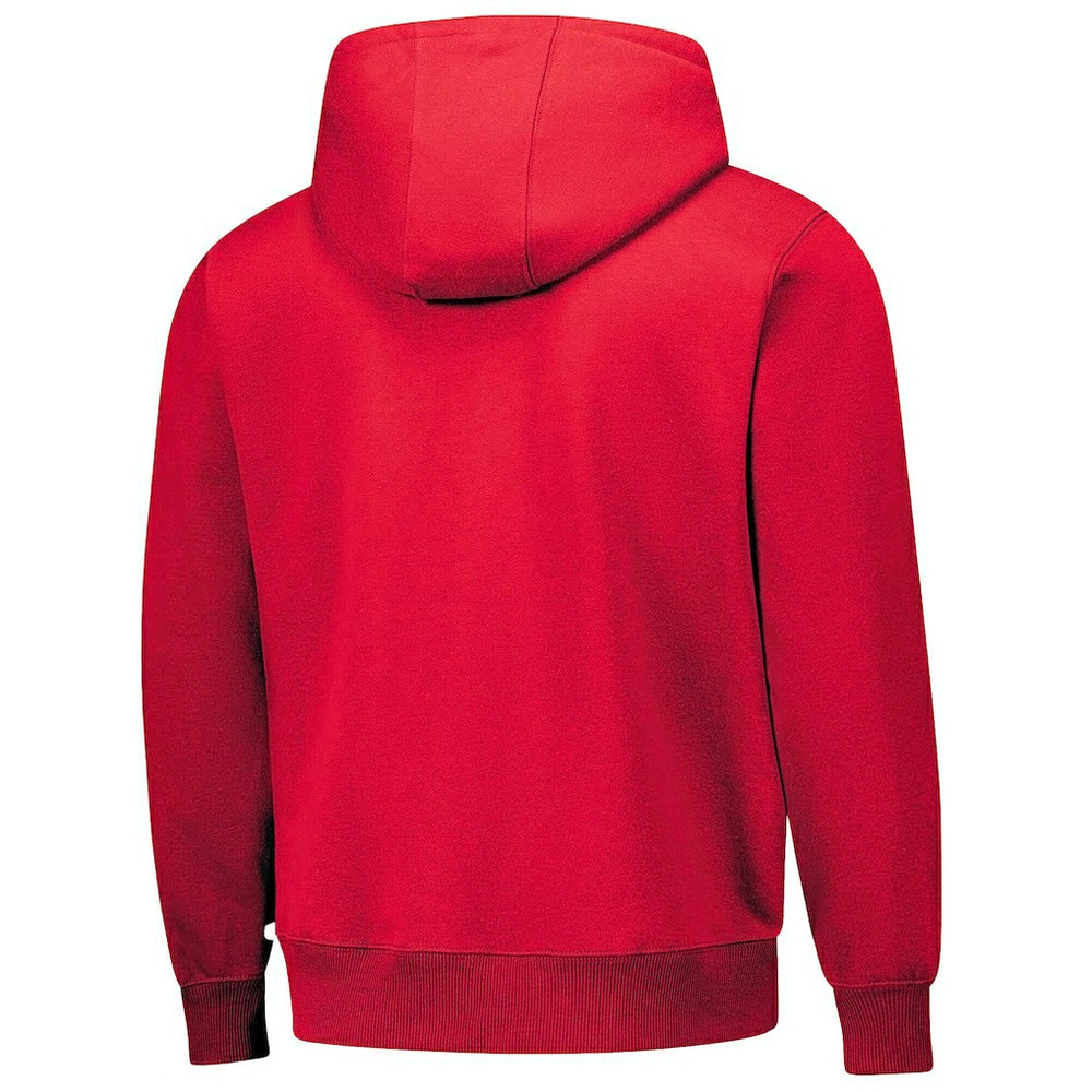 San Francisco 49ers Dunbrooke Unisex Defender Quarter-Zip Hoodie - Scarlet - NFL