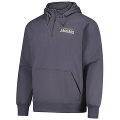 Jacksonville Jaguars Dunbrooke Unisex Defender Quarter-Zip Hoodie - Graphite - NFL