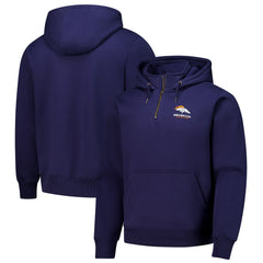 Denver Broncos Dunbrooke Unisex Defender Quarter-Zip Hoodie - Navy - NFL