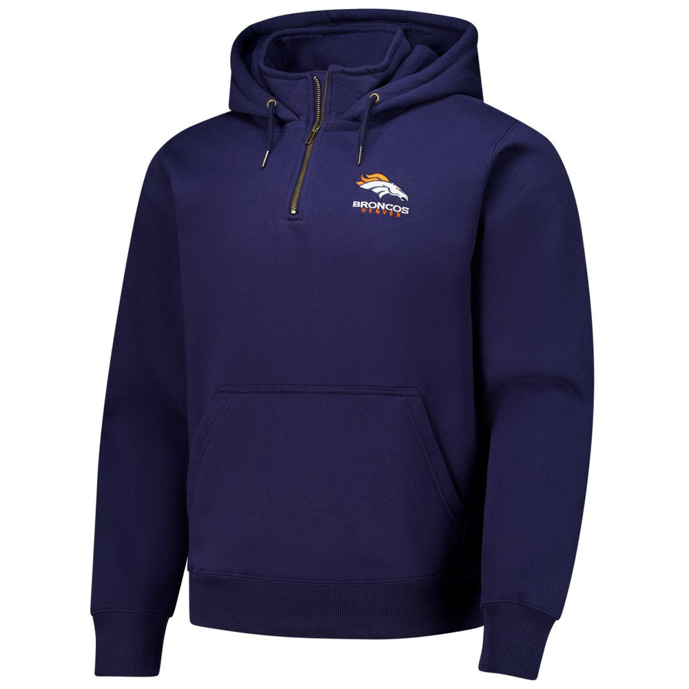 Denver Broncos Dunbrooke Unisex Defender Quarter-Zip Hoodie - Navy - NFL