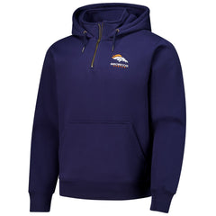Denver Broncos Dunbrooke Unisex Defender Quarter-Zip Hoodie - Navy - NFL