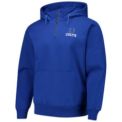 Indianapolis Colts Dunbrooke Unisex Defender Quarter-Zip Hoodie - Royal - NFL