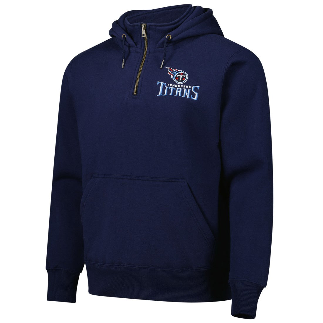 Tennessee Titans Dunbrooke Unisex Defender Quarter-Zip Hoodie - Navy - NFL