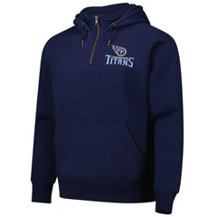 Tennessee Titans Dunbrooke Unisex Defender Quarter-Zip Hoodie - Navy - NFL
