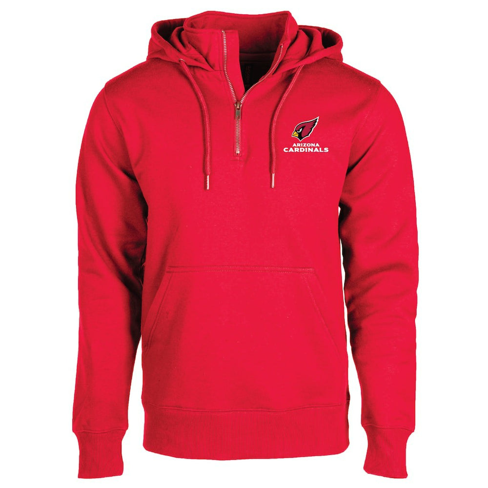 Arizona Cardinals Dunbrooke Unisex Defender Quarter-Zip Hoodie - Cardinal - NFL
