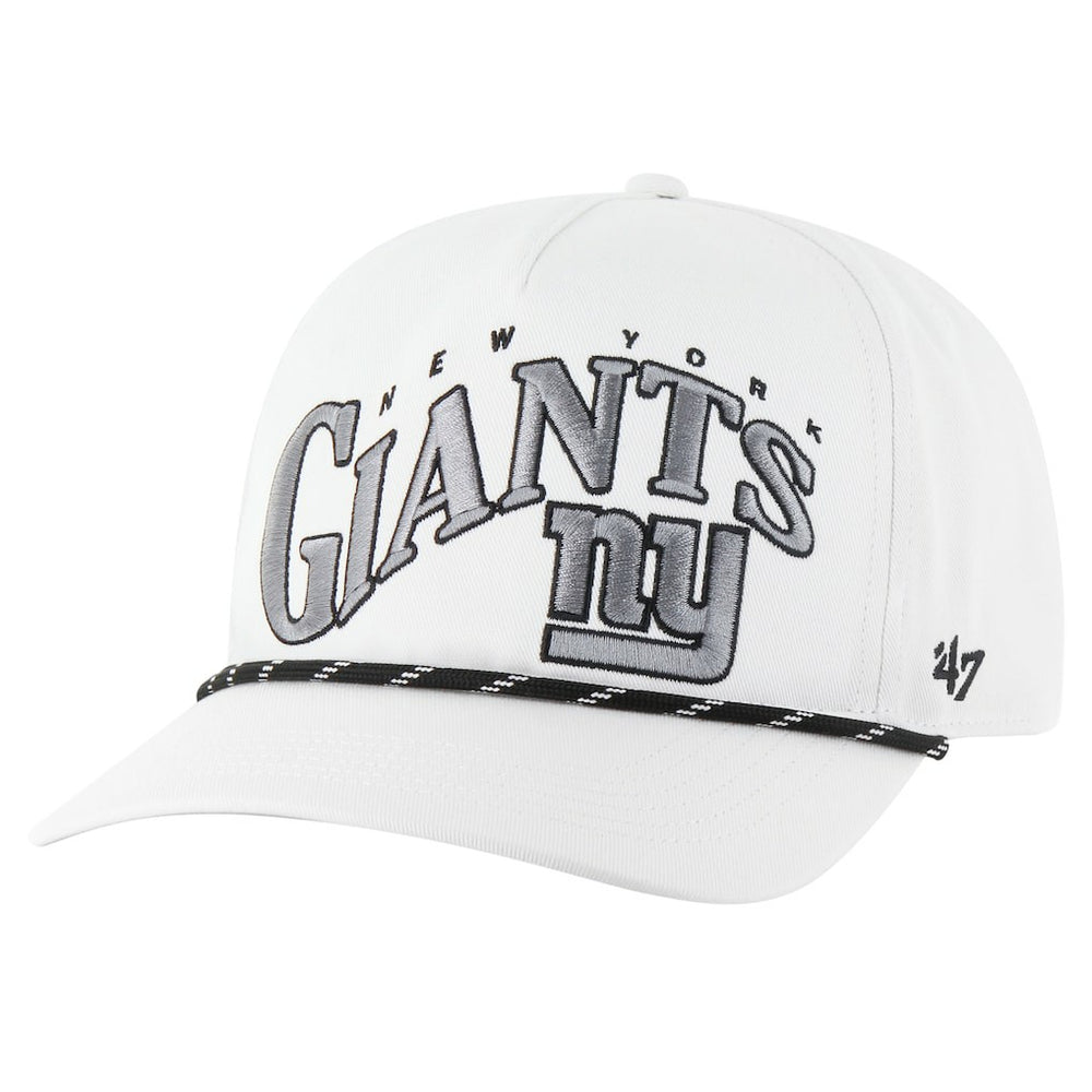 New York Giants '47 Wave Speckle Hitch Rope Adjustable Hat - White - 47 brand