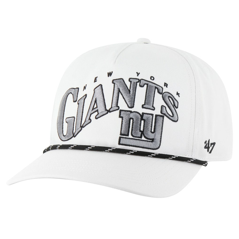 New York Giants '47 Wave Speckle Hitch Rope Adjustable Hat - White - 47 brand