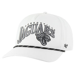 Jacksonville Jaguars '47 Wave Speckle Hitch Rope Adjustable Hat - White - 47 brand