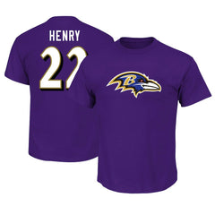 Derrick Henry Baltimore Ravens Big & Tall Player Name & Number T-Shirt - Purple - Fanatics