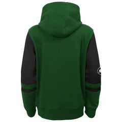 New York Jets Youth Stadium Color-Block Full-Zip Hoodie - Green - NFL
