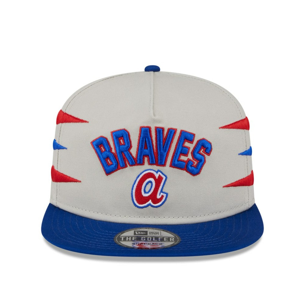 Atlanta Braves New Era Iron Golfer Snapback Hat for sale