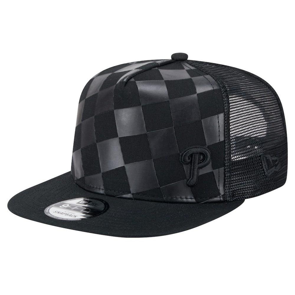 Philadelphia Phillies New Era Score Check 9FIFTY A-Frame Trucker Snapback Hat Outlet