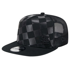 St. Louis Cardinals New Era Score Check 9FIFTY A-Frame Trucker Snapback Hat Discount