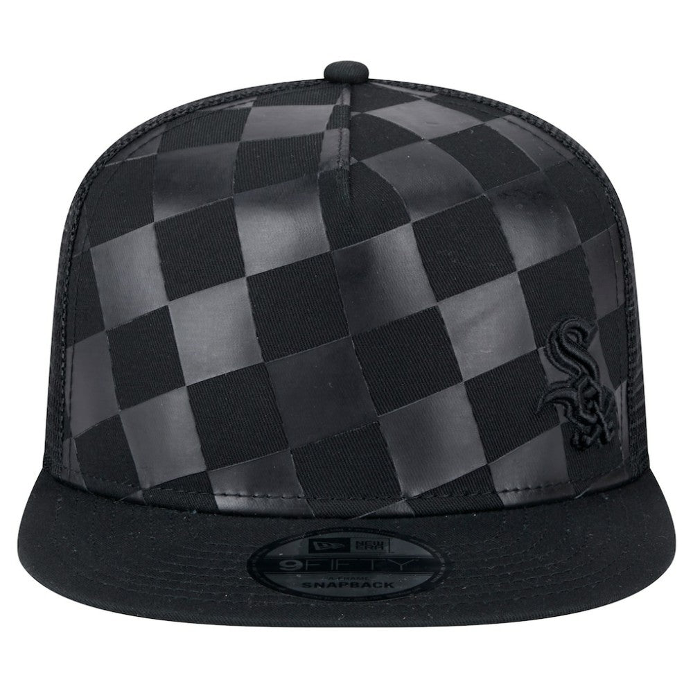 Chicago White Sox New Era Score Check 9FIFTY A-Frame Trucker Snapback Hat Outlet