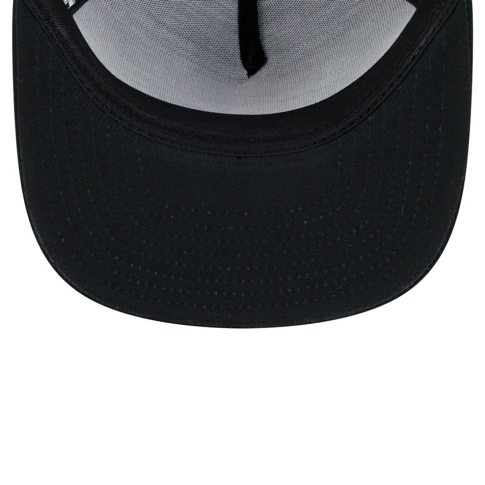 Atlanta Braves New Era Score Check A-Frame Trucker 9FIFTY Snapback Hat for sale