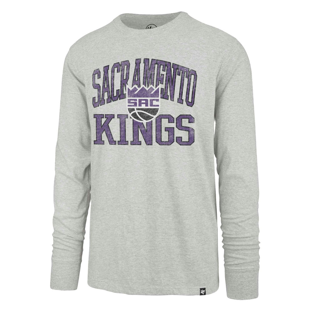 47 brand Sacramento Kings '47 First Rate Franklin Long Sleeve T-Shirt Gray
