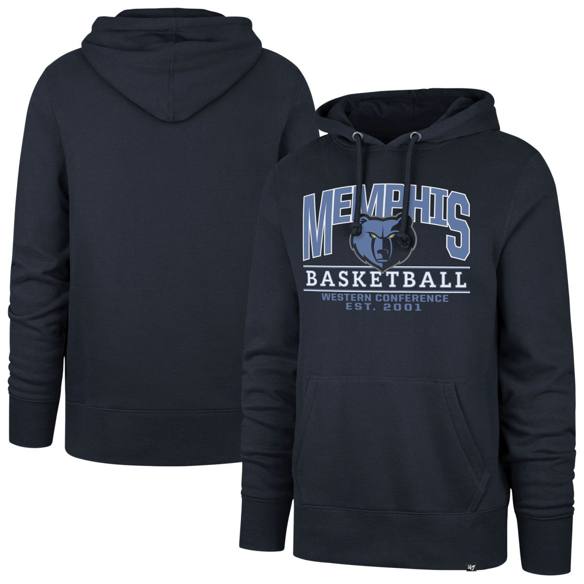 47 brand Memphis Grizzlies '47 Unisex Good Call Headline Pullover Hoodie Navy