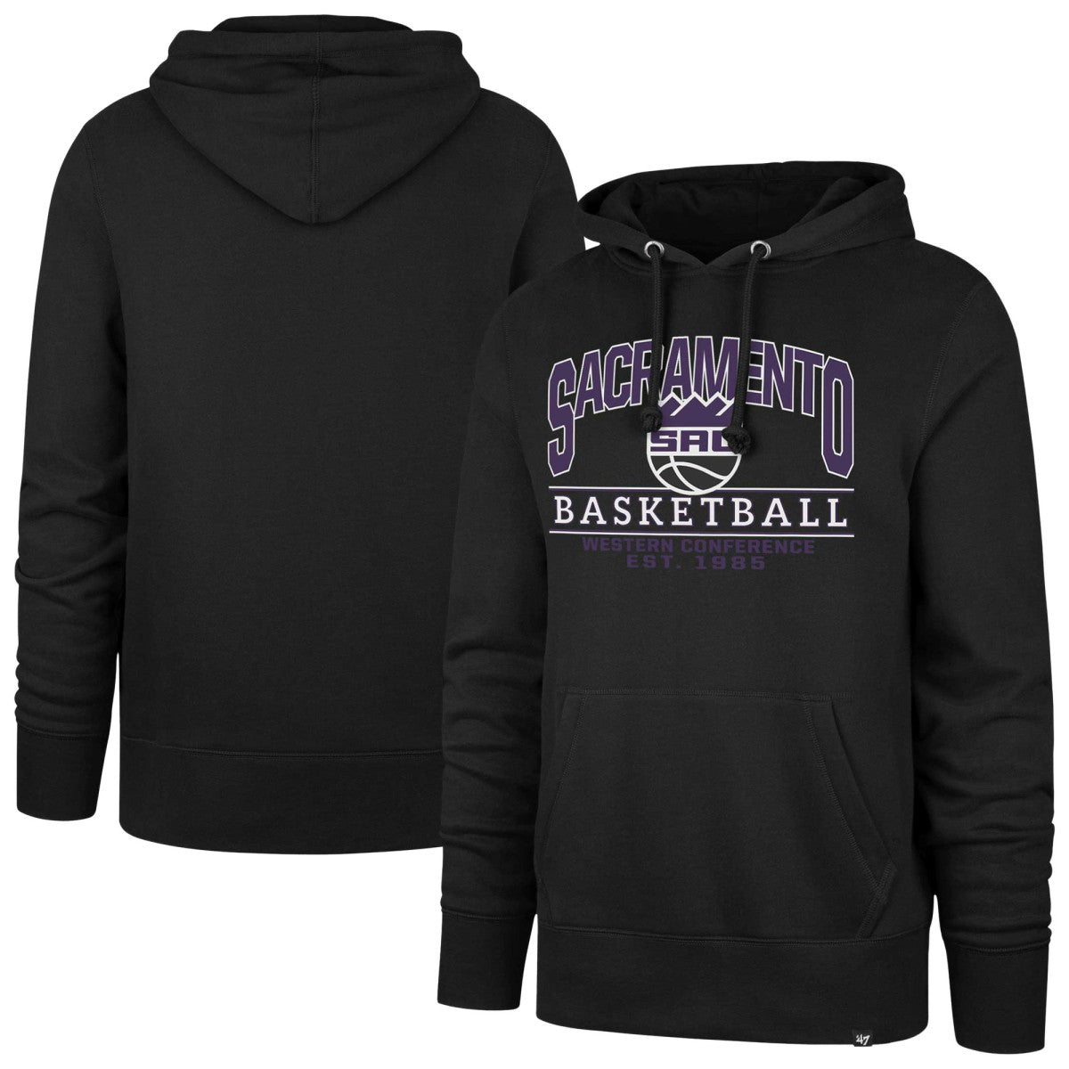 47 brand Sacramento Kings '47 Unisex Good Call Headline Pullover Hoodie Black