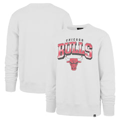 47 brand Chicago Bulls '47 Spotlight Headline Pullover Sweatshirt White