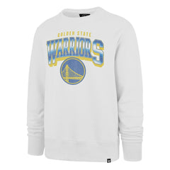 47 brand Golden State Warriors '47 Spotlight Headline Pullover Sweatshirt White