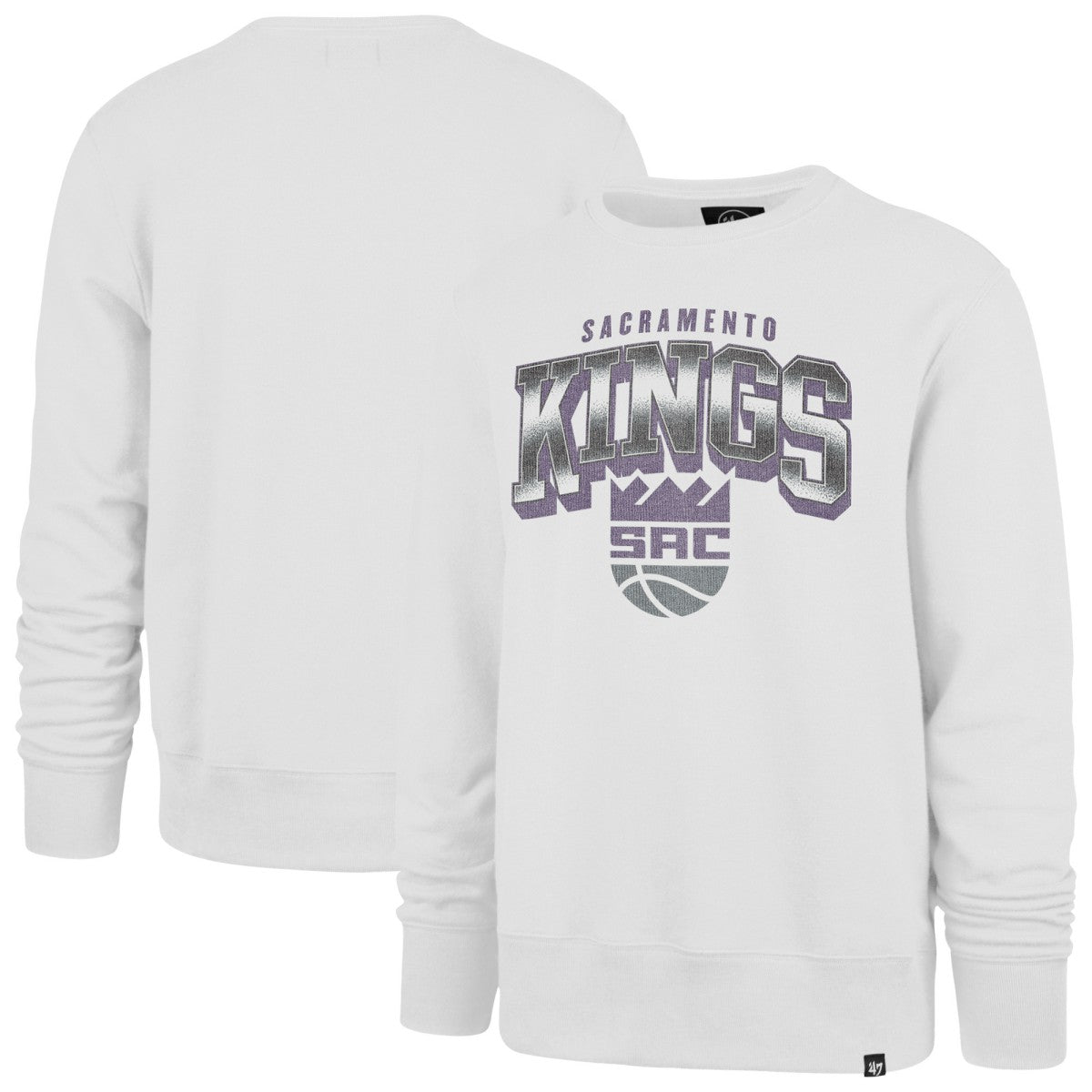 47 brand Sacramento Kings '47 Spotlight Headline Pullover Sweatshirt White