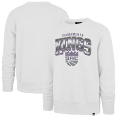 47 brand Sacramento Kings '47 Spotlight Headline Pullover Sweatshirt White