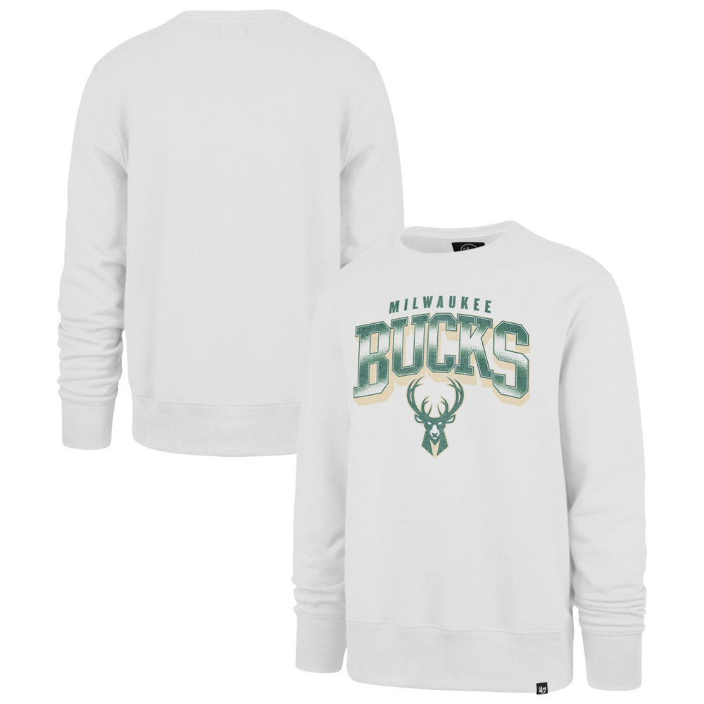 47 brand Milwaukee Bucks '47 Spotlight Headline Pullover Sweatshirt White