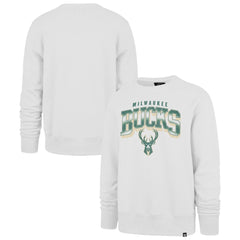 47 brand Milwaukee Bucks '47 Spotlight Headline Pullover Sweatshirt White