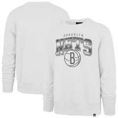 47 brand Brooklyn Nets '47 Spotlight Headline Pullover Sweatshirt White