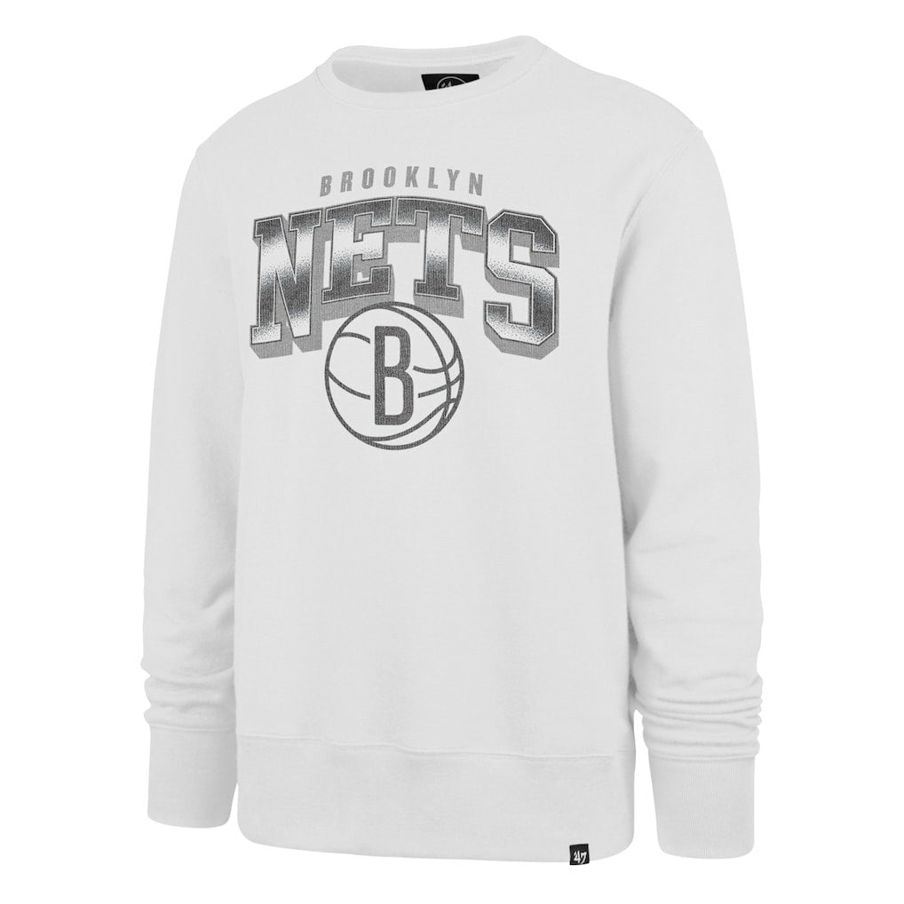 47 brand Brooklyn Nets '47 Spotlight Headline Pullover Sweatshirt White