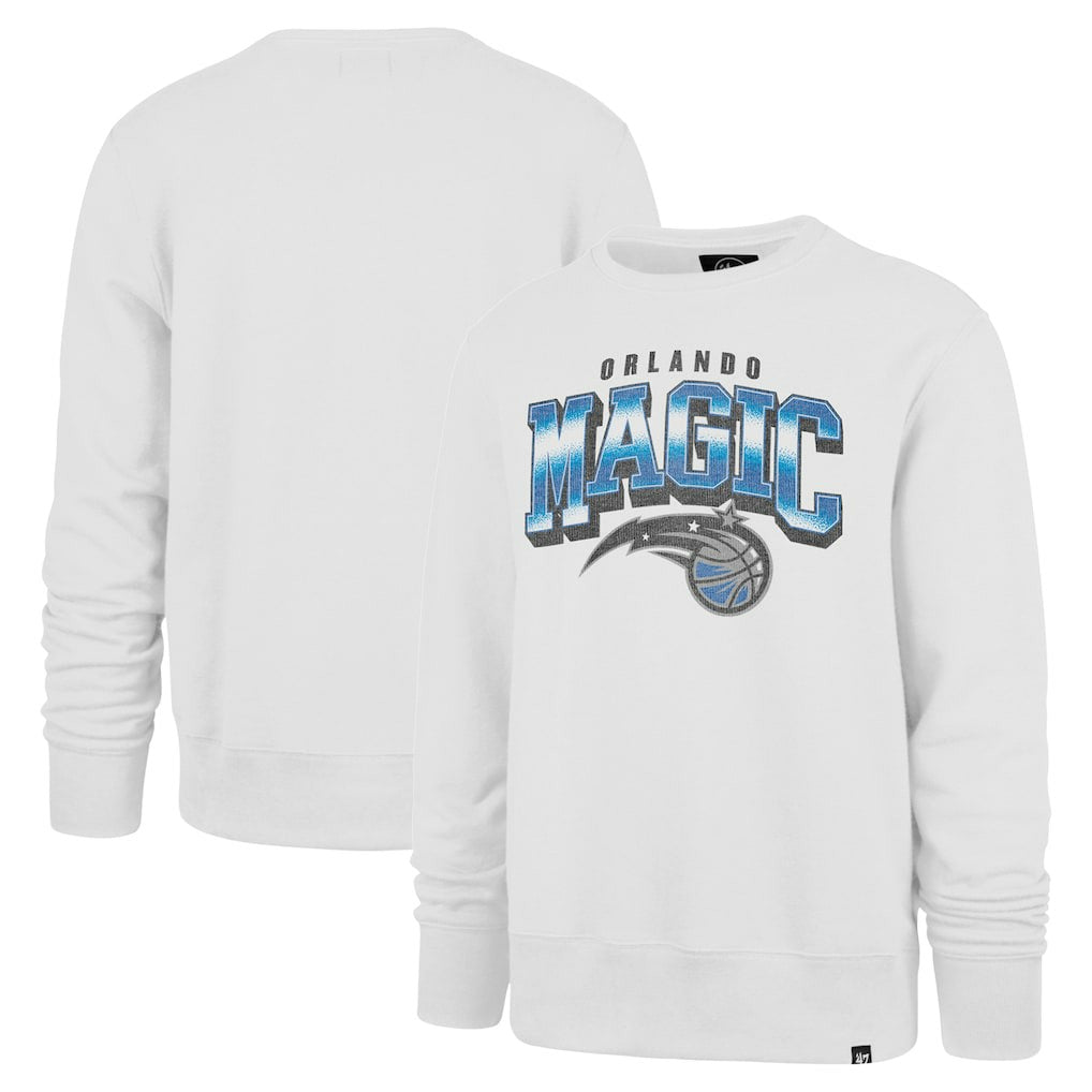47 brand Orlando Magic '47 Spotlight Headline Pullover Sweatshirt White