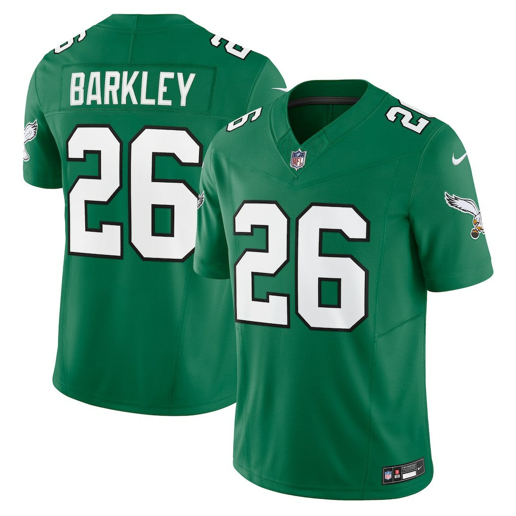 Saquon Barkley Philadelphia Eagles Alternate Vapor F.U.S.E. Limited Jersey - Kelly Green - Nike