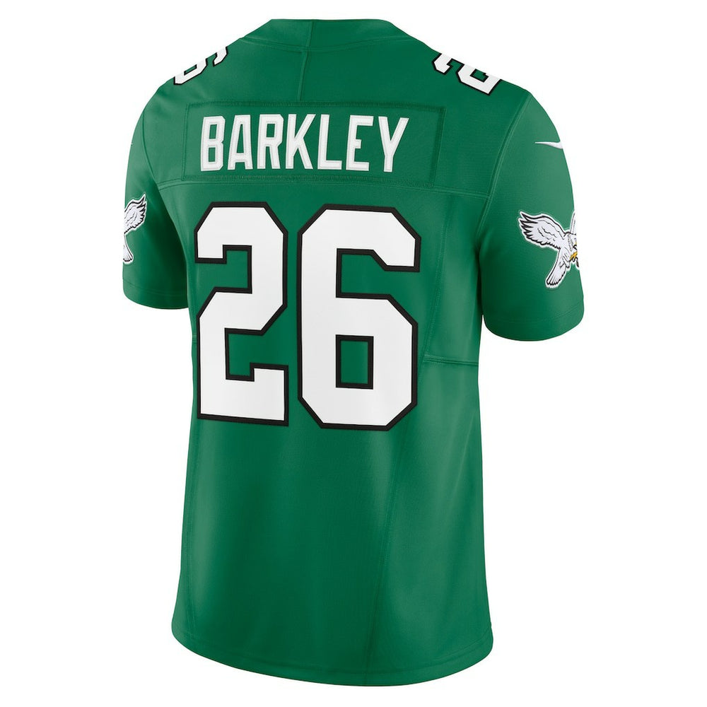 Saquon Barkley Philadelphia Eagles Alternate Vapor F.U.S.E. Limited Jersey - Kelly Green - Nike