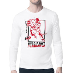 Carolina Hurricanes Starter Player Grid Long Sleeve T-Shirt - White | NHL discount