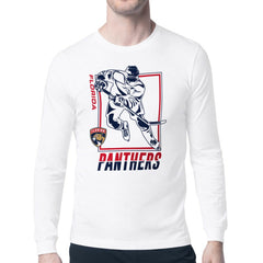 Florida Panthers Starter Player Grid Long Sleeve T-Shirt - White | NHL Lifestyle