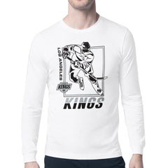 Los Angeles Kings Starter Player Grid Long Sleeve T-Shirt - White | NHL sale