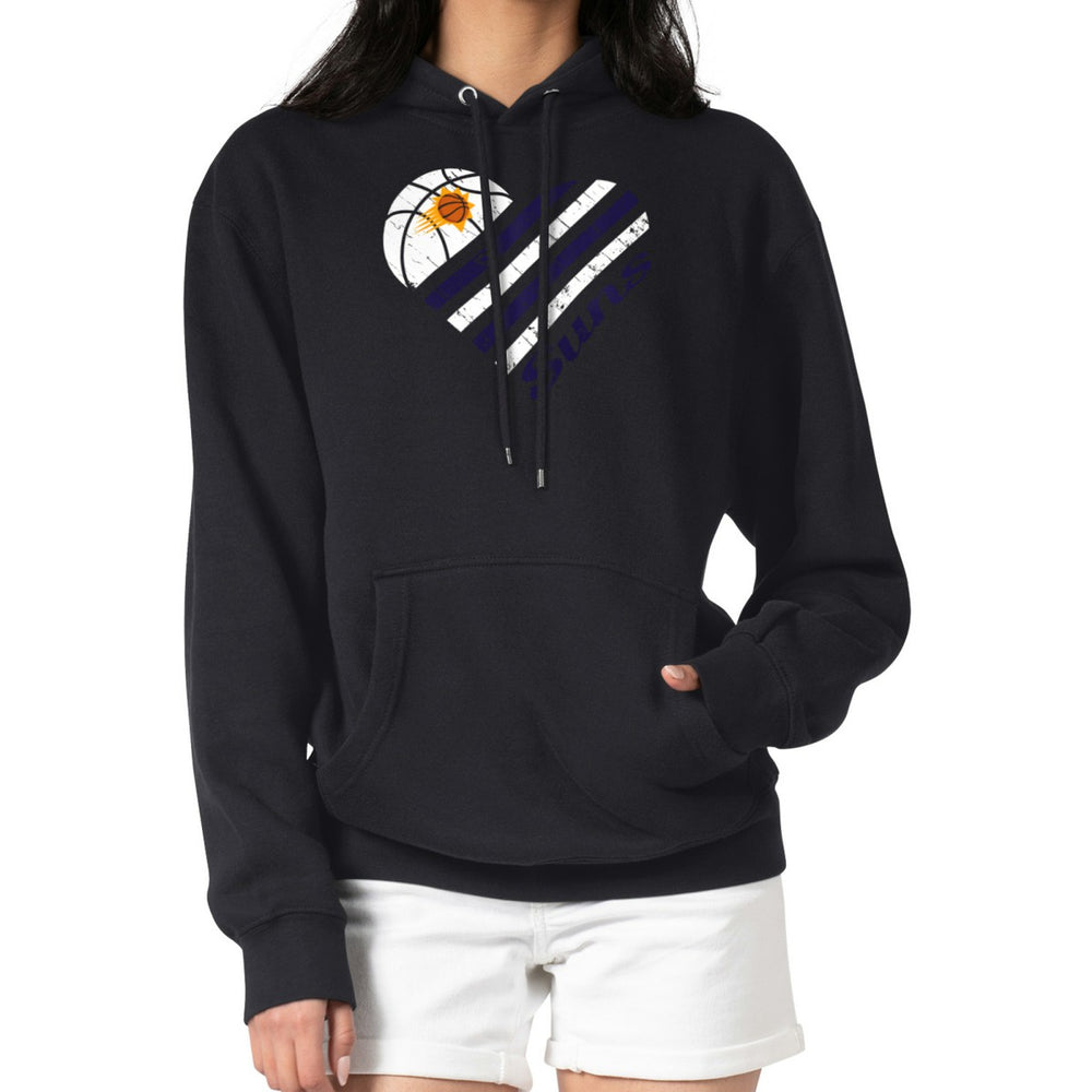 Phoenix Suns G-III 4Her by Carl Banks Women's Heart Pullover Hoodie - Black