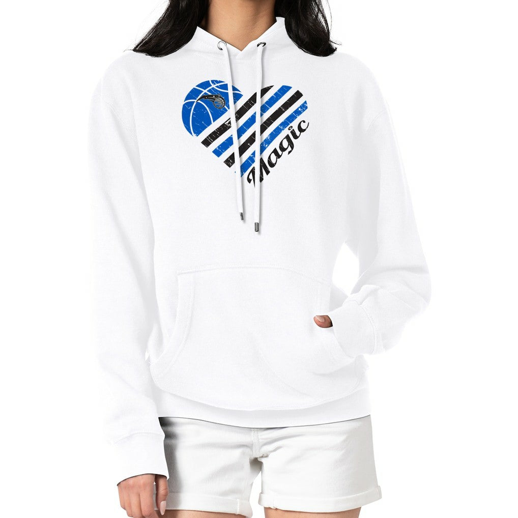 Orlando Magic G-III 4Her by Carl Banks Women's Heart Pullover Hoodie - White