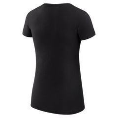 San Antonio Spurs G-III 4Her by Carl Banks Women's Super-Slim Fit Lightweight Heart T-Shirt Black