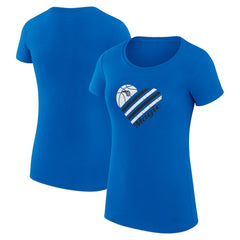 Orlando Magic G-III 4Her by Carl Banks Women's Super-Slim Fit Lightweight Heart T-Shirt Blue
