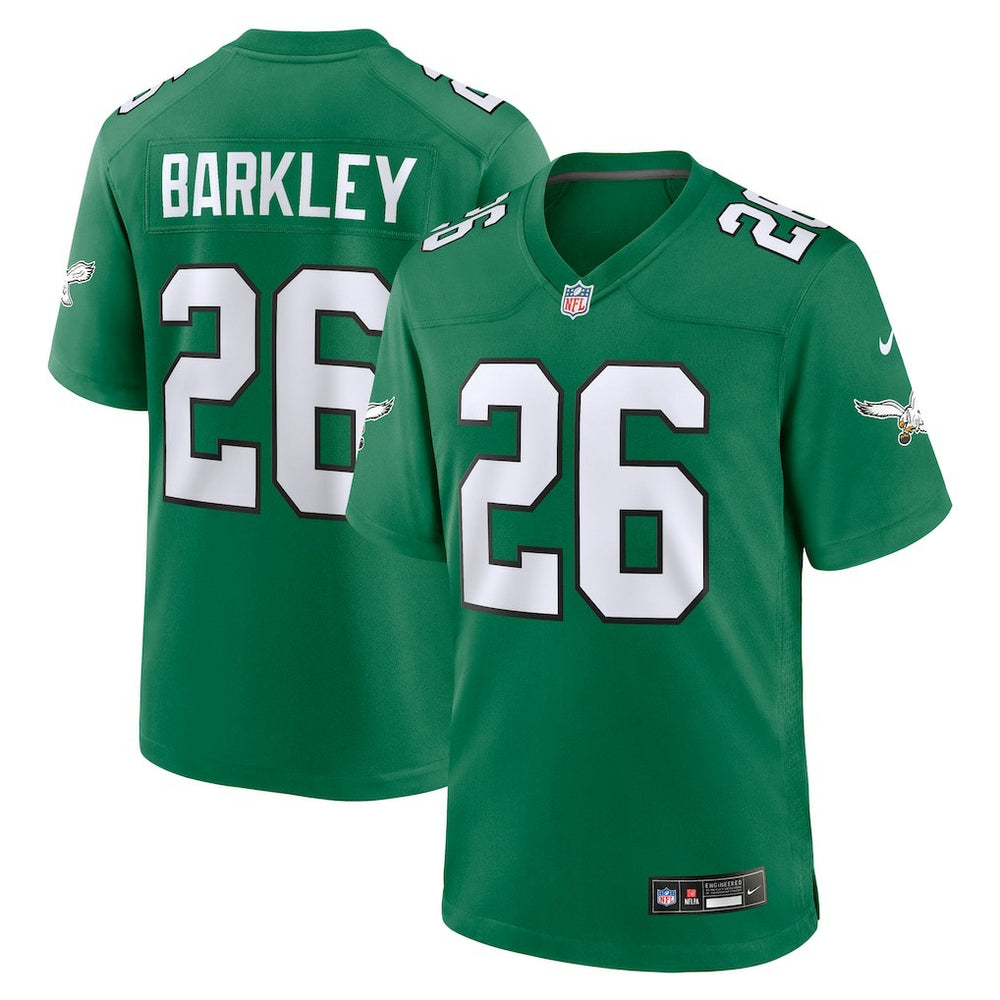 Saquon Barkley Philadelphia Eagles Alternate Game Jersey - Kelly Green - Nike