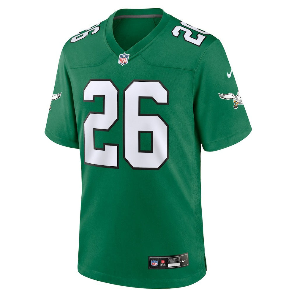 Saquon Barkley Philadelphia Eagles Alternate Game Jersey - Kelly Green - Nike