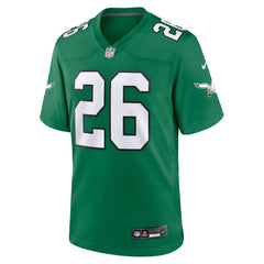 Saquon Barkley Philadelphia Eagles Alternate Game Jersey - Kelly Green - Nike