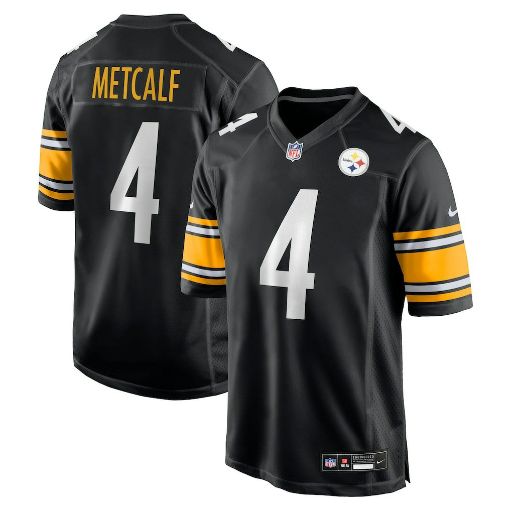 DK Metcalf Pittsburgh Steelers Game Player Jersey - Black - Nike