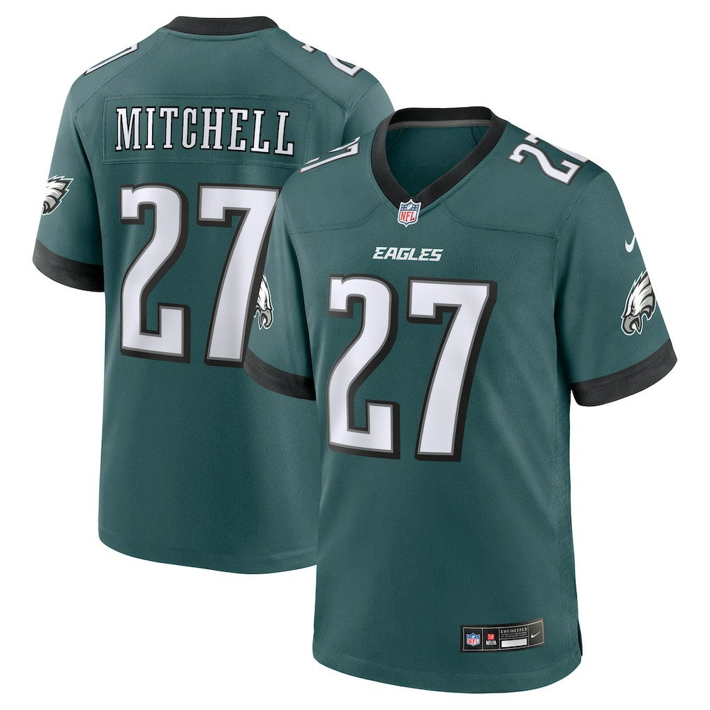 Quinyon Mitchell Philadelphia Eagles Player Game Jersey - Midnight Green - Nike